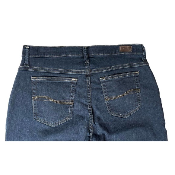 Womens Riders By Lee Blue Denim Jeans Relaxed Fit Straight Leg Stretch Size 16P - Picture 3 of 6